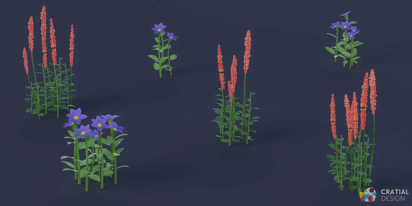 Stylized Arctic poppies, saxifrage, sorrel, and other flowering tundra plants.