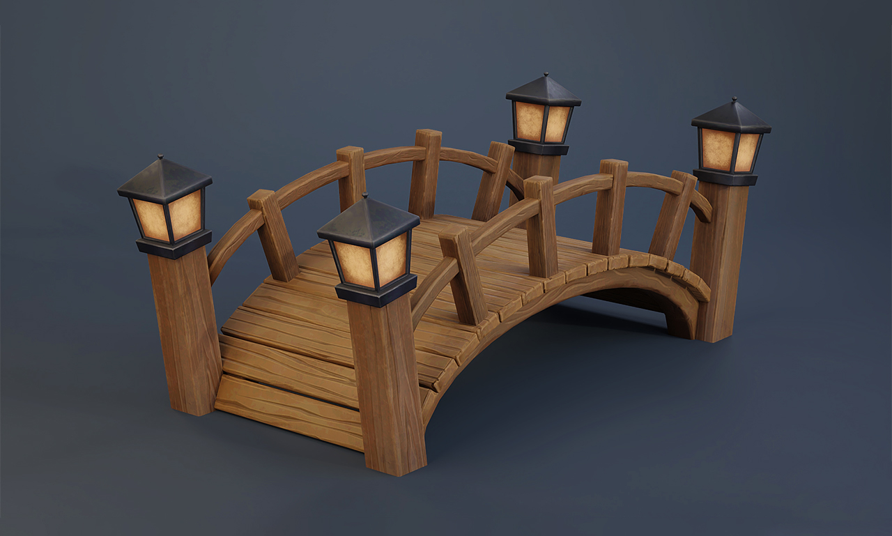 Cratial 3D Stylized Medieval Models - Bridge