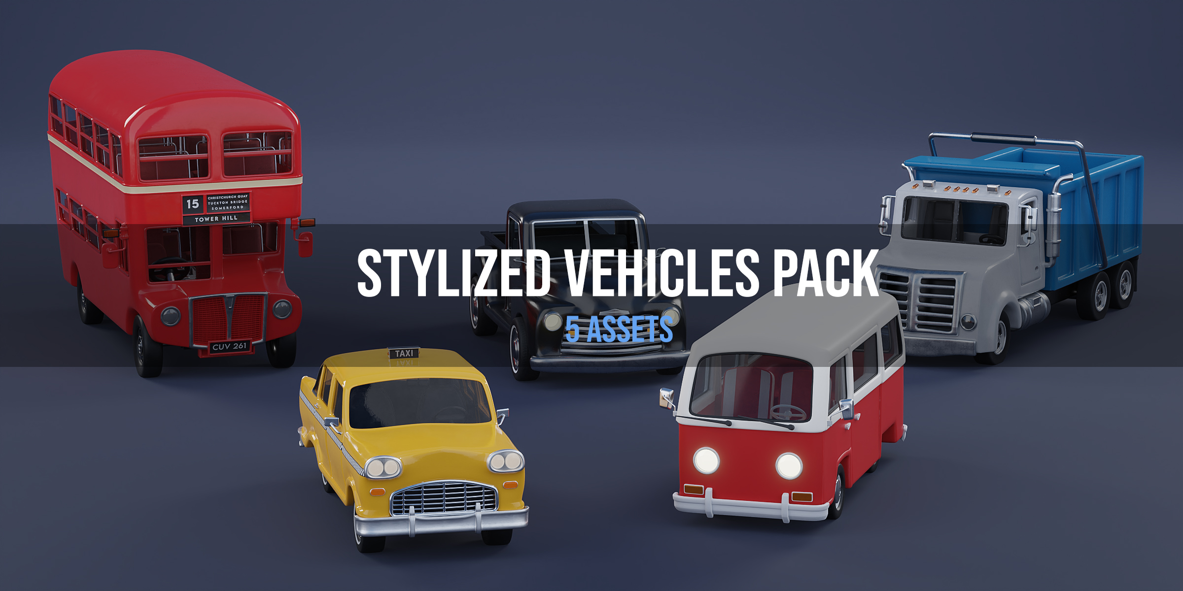 Cratial 3D - Stylized Vehicle Banner